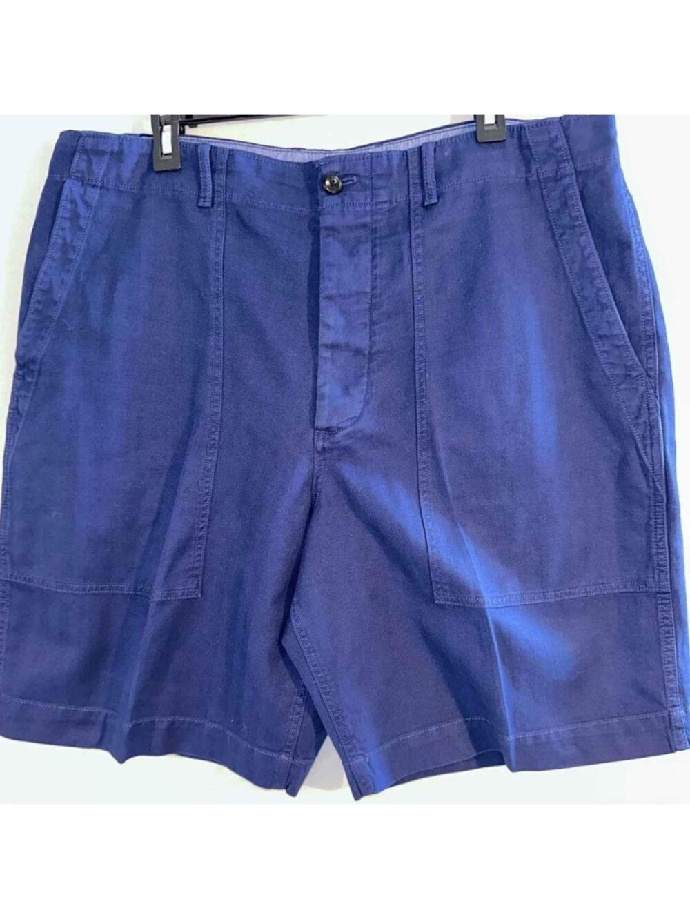 Mens Size 38 Navy Blue Comfort Shorts Premium Fabric Pockets•83